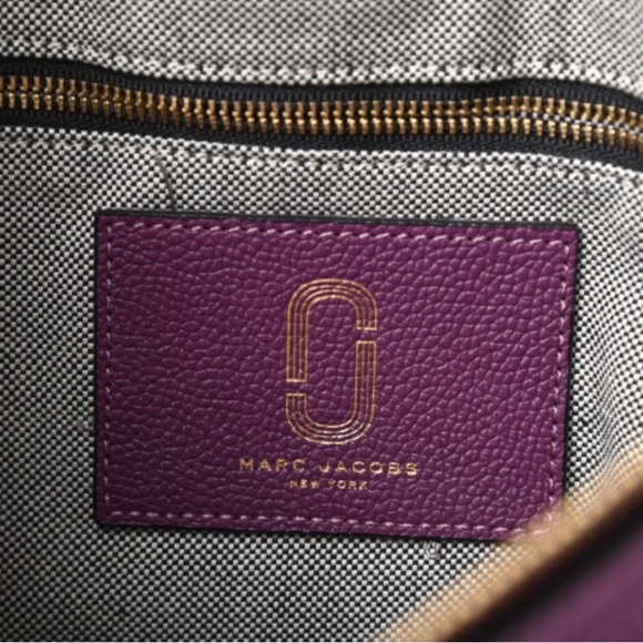 Purple Leather Crossbody Bag - Picture 5 of 10